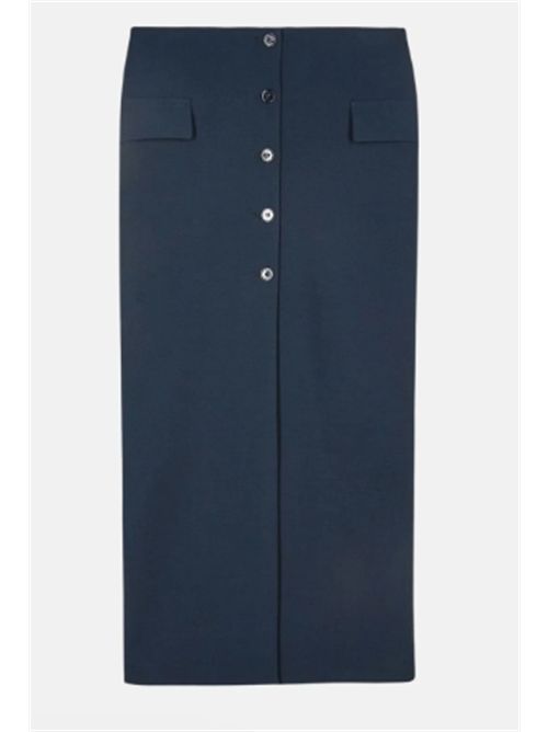 Gonna midi con bottoncini frontali Patrizia Pepe PATRIZIA PEPE | 2G0013-C0273CB23